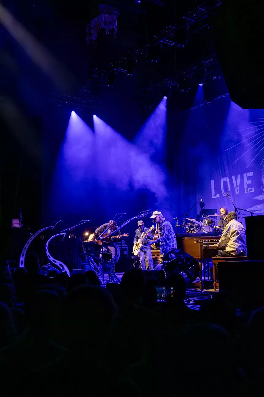 Neil Young & the Chrome Hearts performing at Fiddler's Green