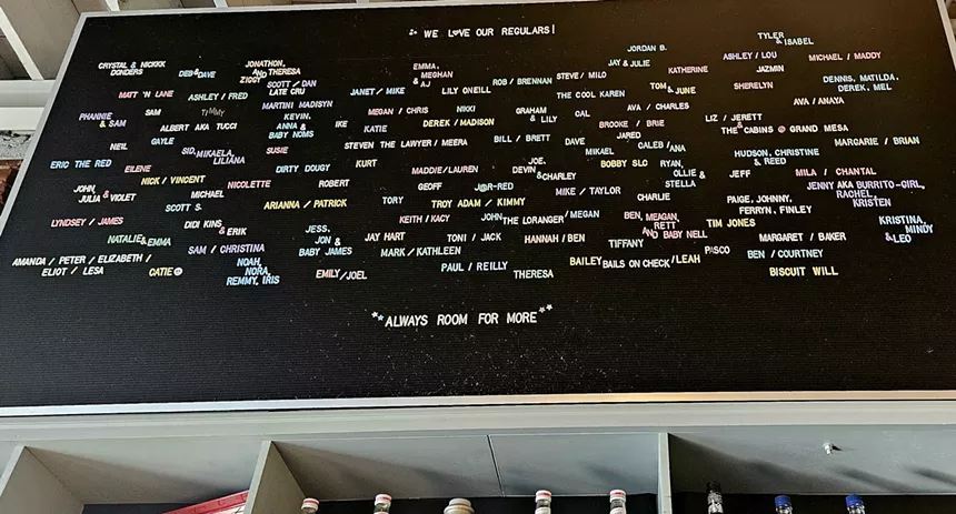 felt board with letters