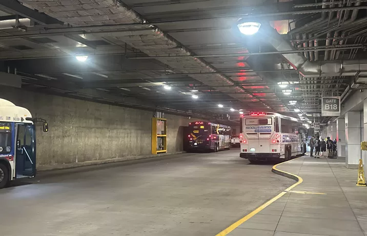Union Station bus concourse