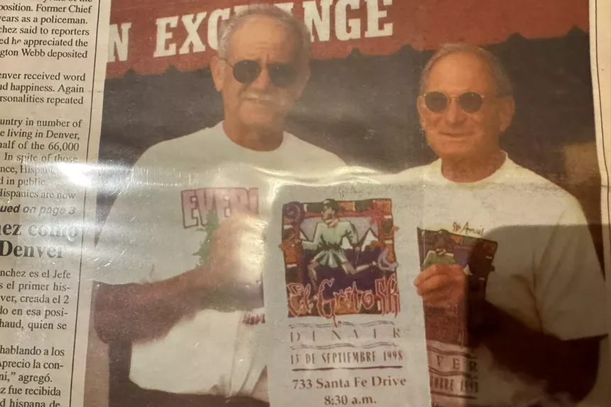 Roi Davis and Rich Romero in 1998.