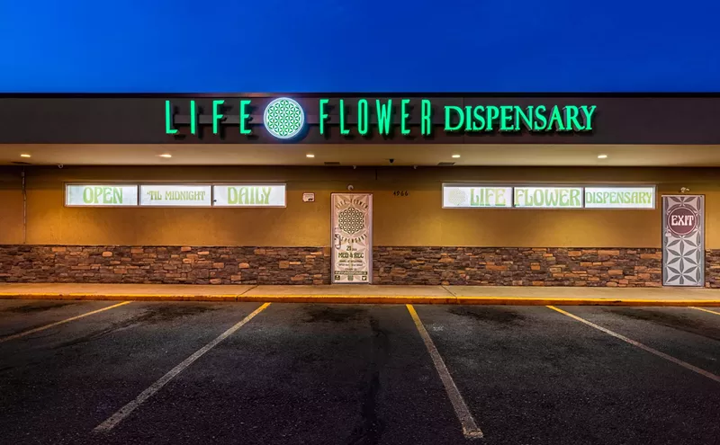 Best selection at a dispensary 2022 Life Flower Best of Denver