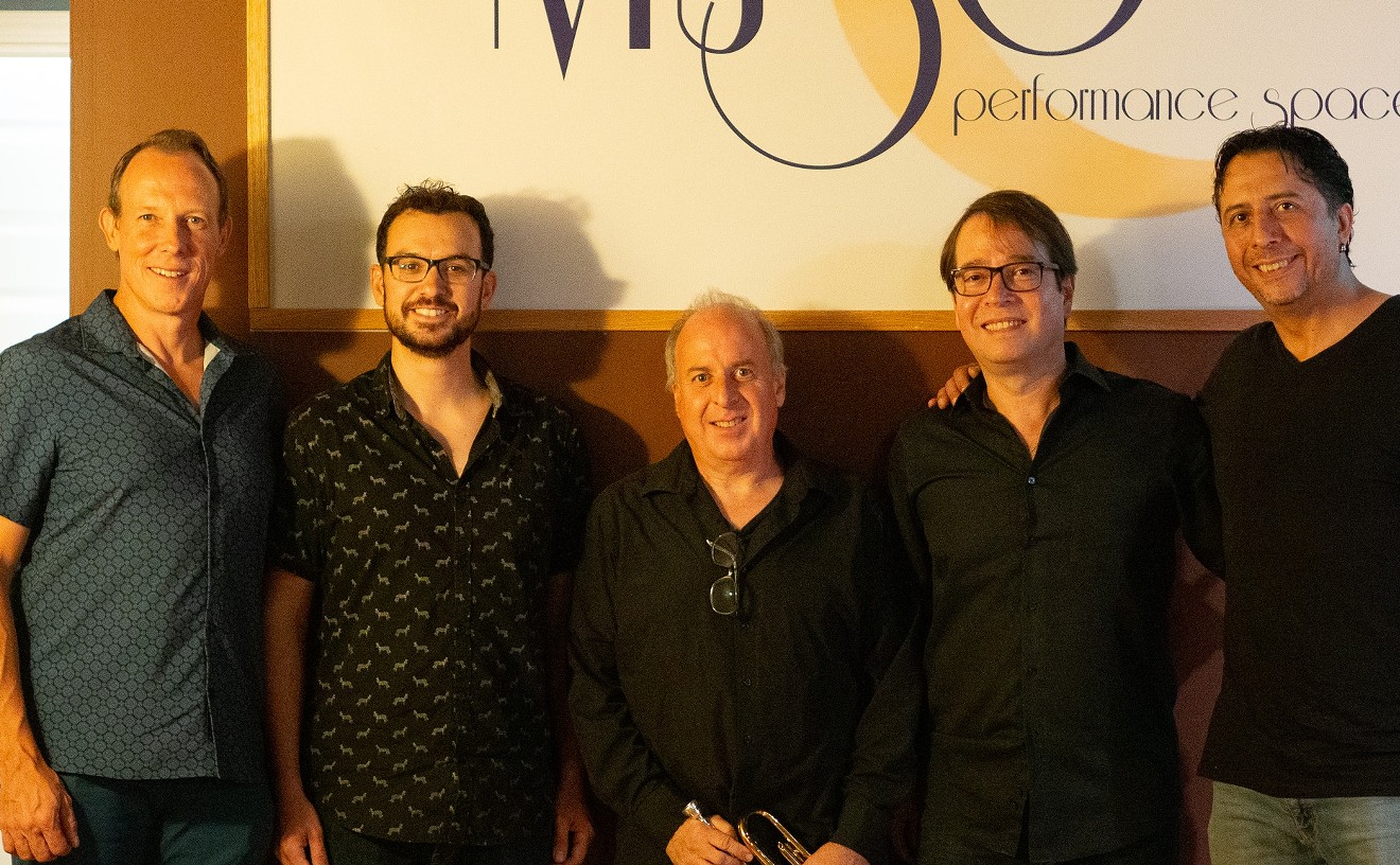 Pianist Justin Adams (far left) formed Medianoche Honrado in 2018 in memory of the late, great Denver bassist Jimmy Trujillo.