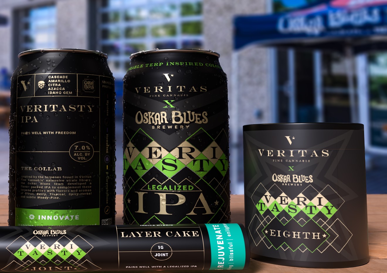 Both Oskar Blues and Veritas have released products celebrating the collaboration.