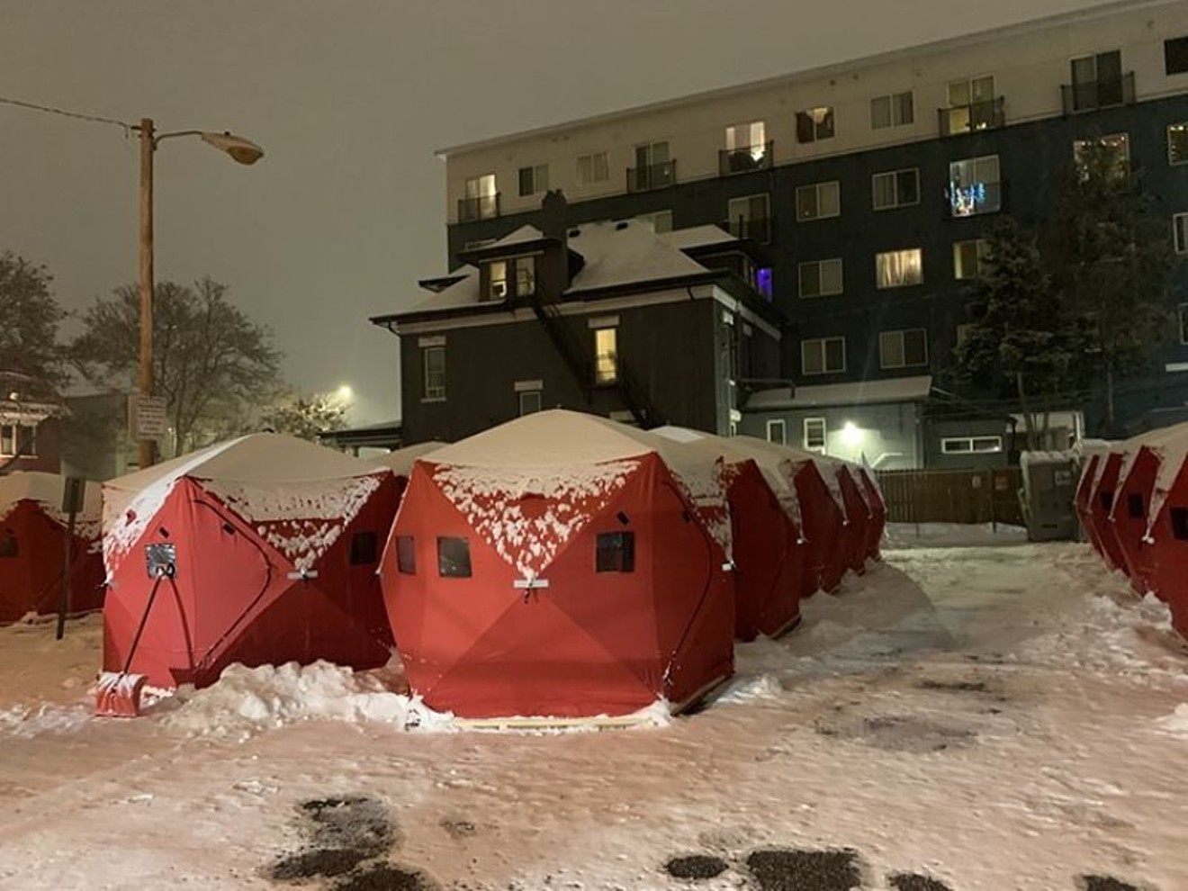 Denver's first safe-camping site opened in December 2020.