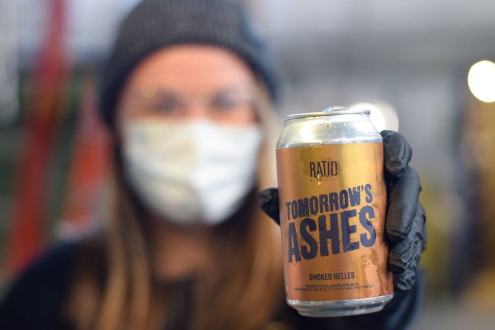 Ratio is donating 100 percent of the revenues from this beer to he Boulder County Wildfire Fund.