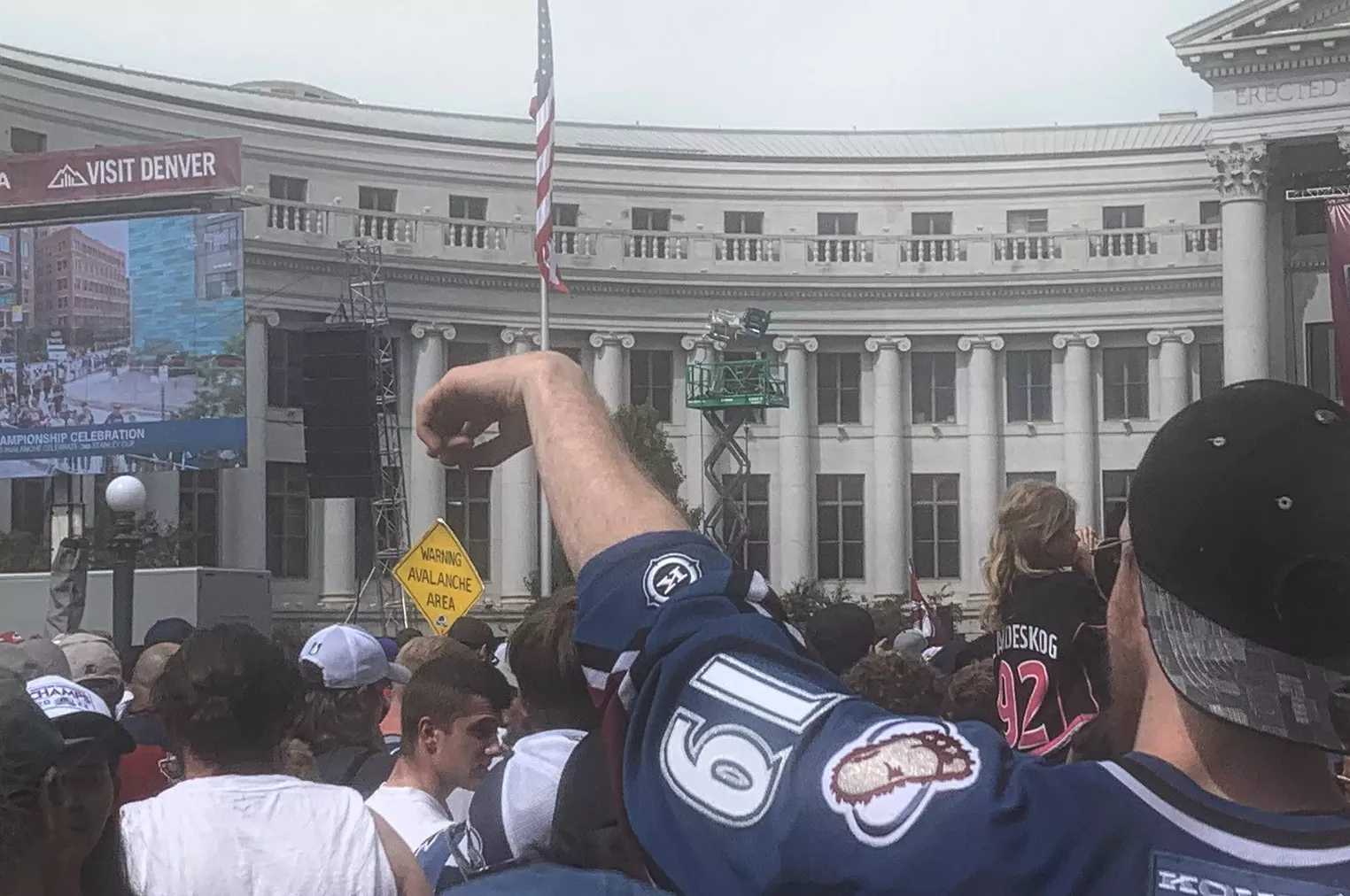 Colorado Avalanche celebrated their first Stanley Cup win in Denver with a  huge parade.…