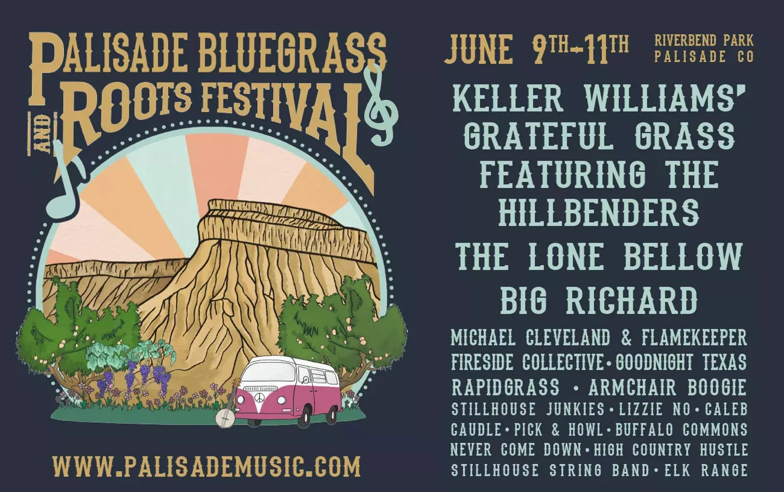 Enter to Win 4 Tickets to Palisade Bluegrass and Roots Festival! - Vimarsana News