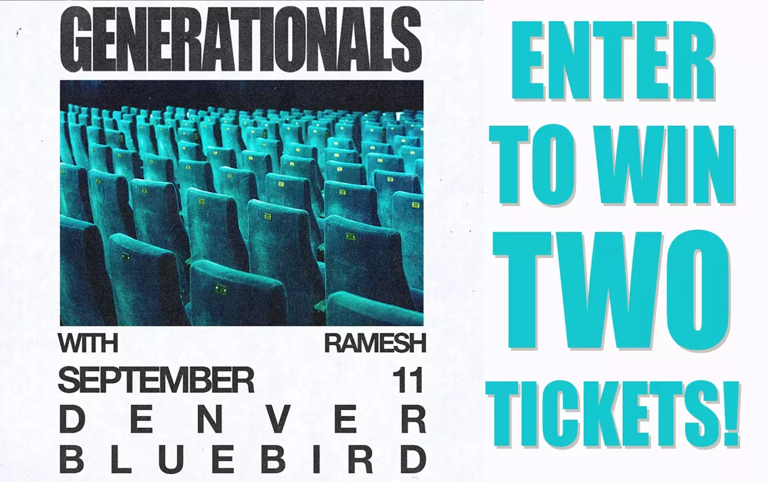 Enter to win two tickets to the Generationals at the Bluebird Theater on September 11! - Vimarsana News