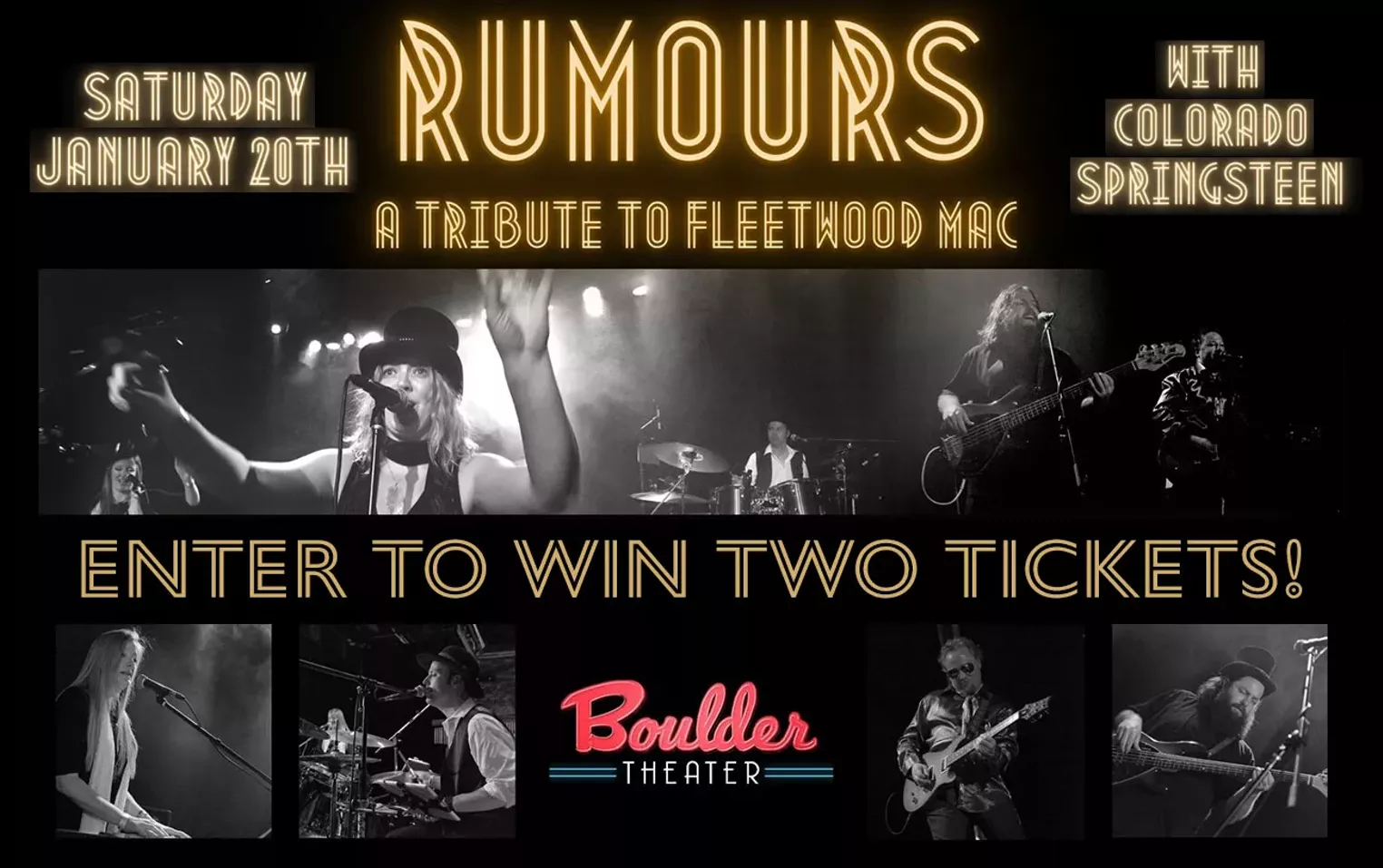 Enter to win two tickets to Rumours at the Boulder Theater on January 20! - Vimarsana News