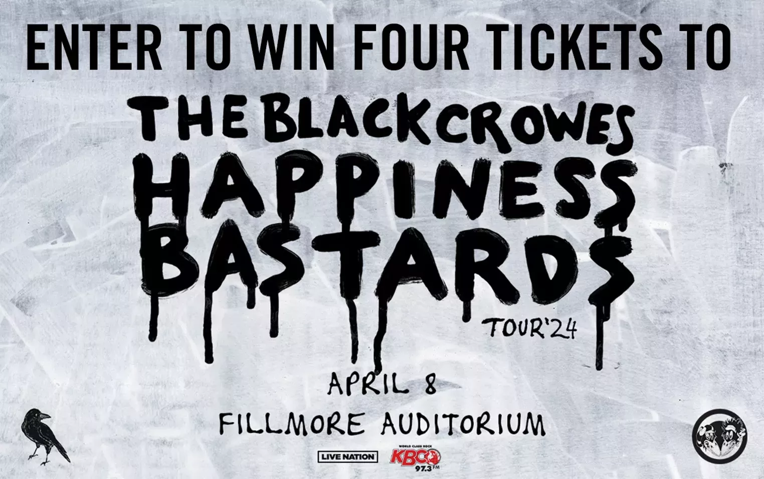 Enter to win four tickets to The Black Crowes at the Fillmore Auditorium on April 8! - Vimarsana News