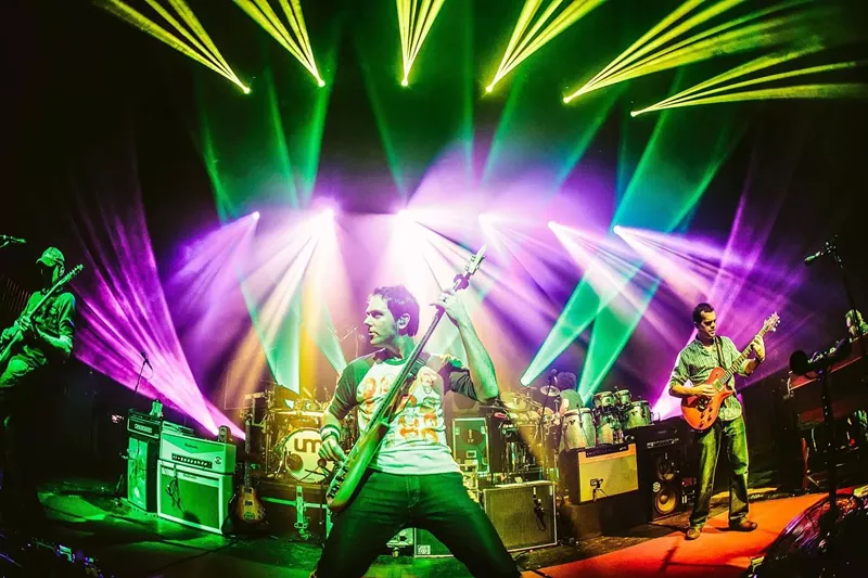 Image: band playing on stage