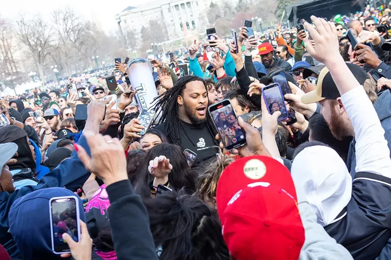 Image: Waka Flocka went beast mode in Denver