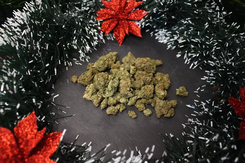 Image: Don't wan to burn one in the parking lot before the movies? That's not a problem at the Coffee Joint.