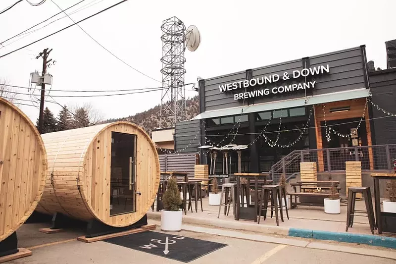 Image: Brewery photo with outdoor seating.