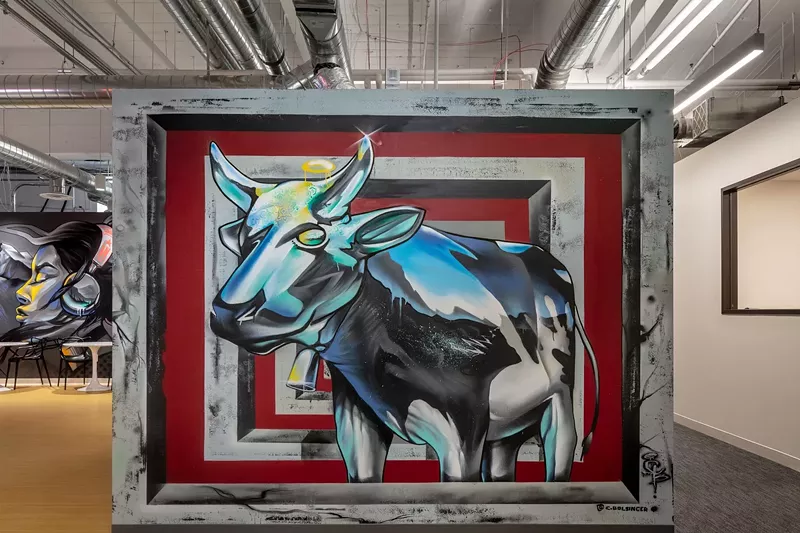Image: cow painting
