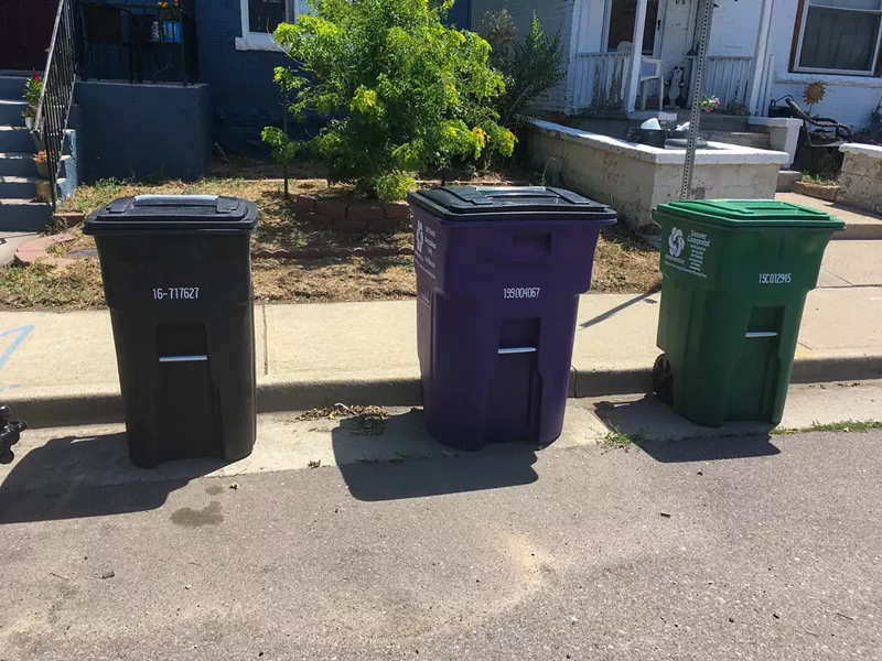Image: Denver residents will soon all have trash, recycling and composting as an option.