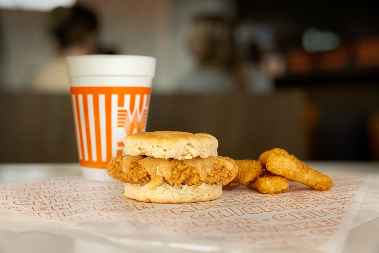 The Honey Butter Chicken Biscuit is a fan favorite at Whataburger.