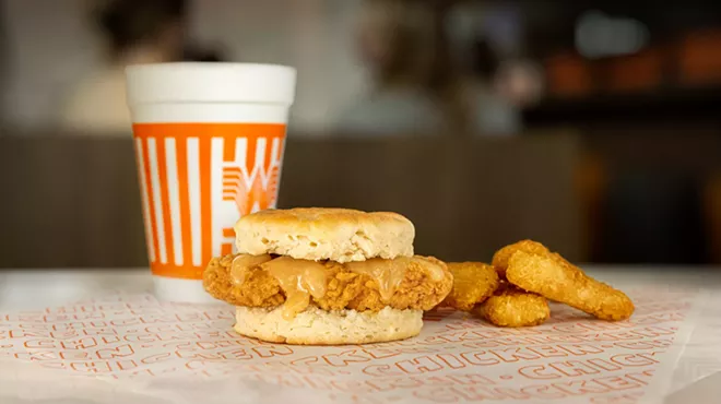 a chicken biscuit