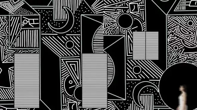black and white art
