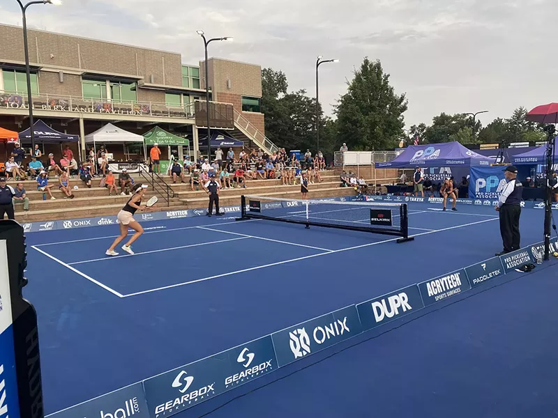 Image: Gates Tennis Center in Colorado, which hosted the Pro Pickleball Tour in 2021.