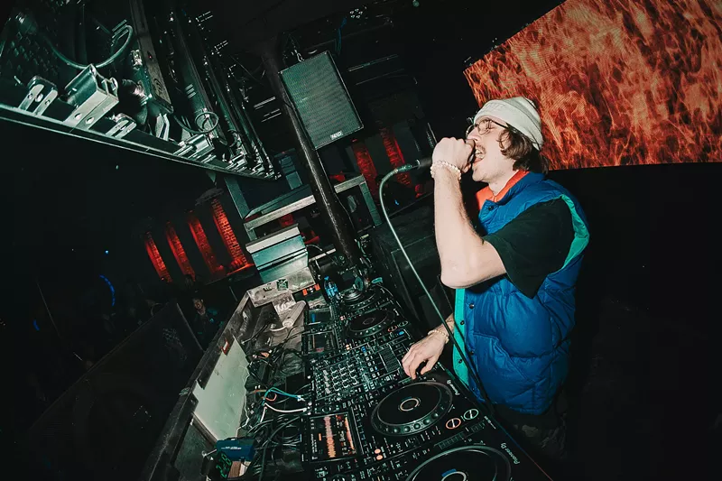 Image: DJ in DJ booth