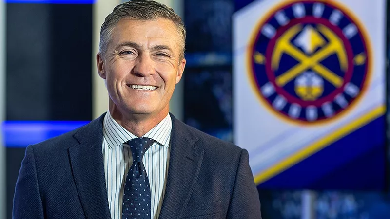 Image: Vic Lombardi does double duty for Altitude Sports on radio and TV.