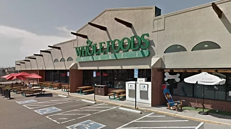 Image: The Whole Foods branch at 1111 South Washington Street has been declared a COVID-19 outbreak site.