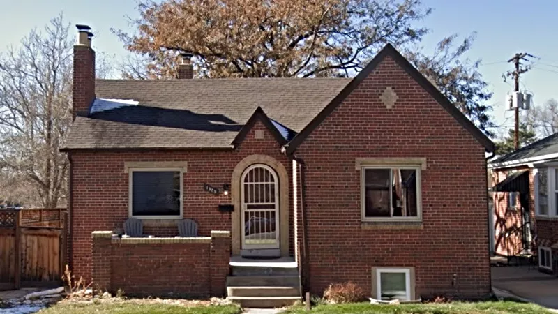 Image: This three-bedroom, two-bathroom, 1,970 square-foot home at 1525 Holly Street is listed at $710,000, just over the average price of a detached house in Denver during December.