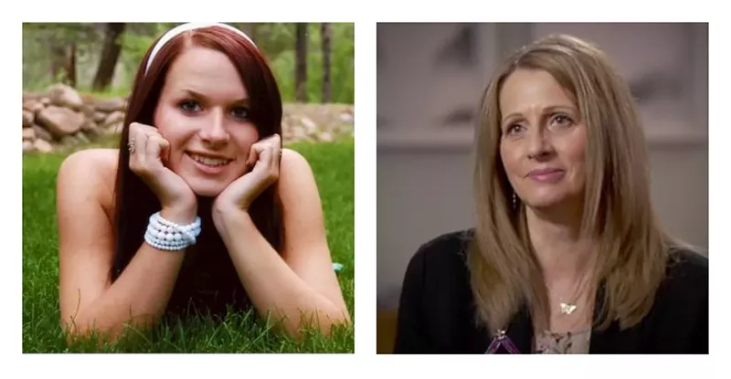 Image: A photo of Kelsie Schelling and her mother Laura Saxton as seen during an ABC 20/20 episode.
