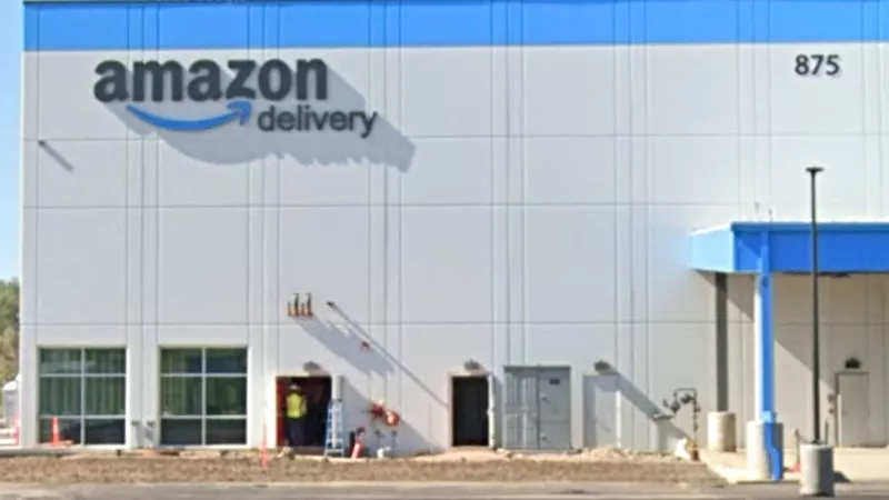Image: The Amazon distribution center at 875 West 64th Avenue is among the nine local company facilities to be named a COVID-19 outbreak.