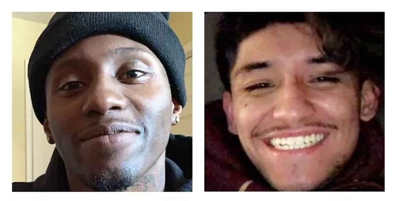 Image: Portraits of murder victims Josiah Salas and Mariceo "Marz" Negrete from the Gun Memorial website.