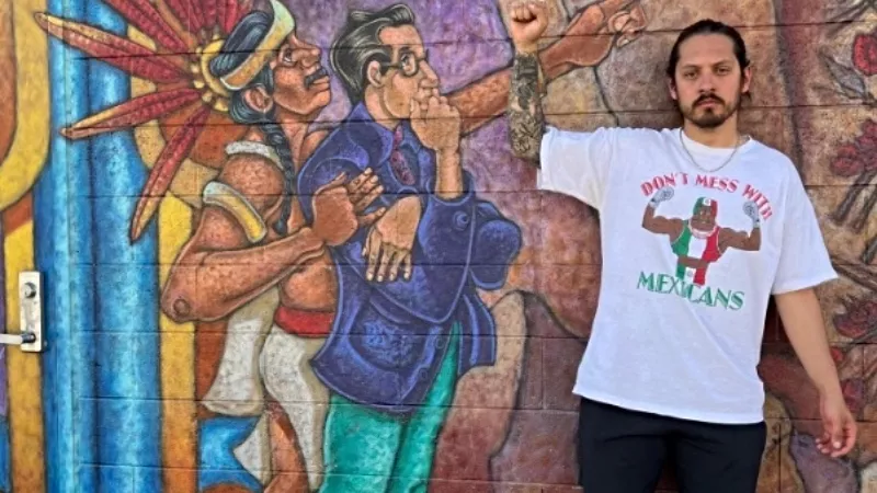 Image: A portrait of Tim Hernández.