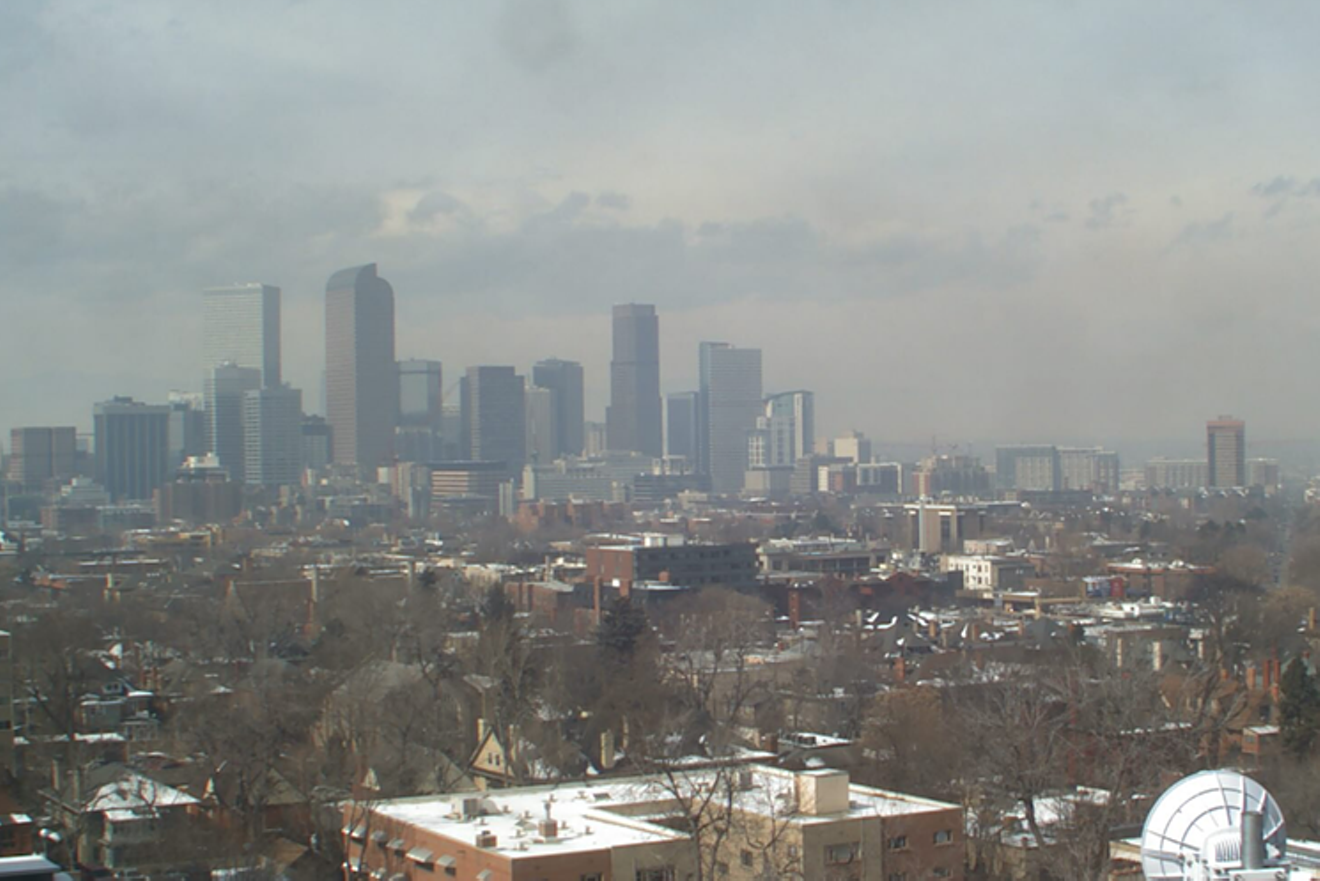 Denver was often covered in smog this year.