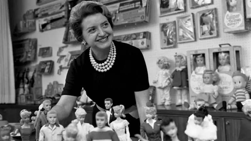 Image: ruth handler inventor of barbie with dolls